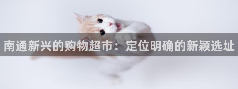 杏运娱乐官网：南通新兴的购物超市：定位明